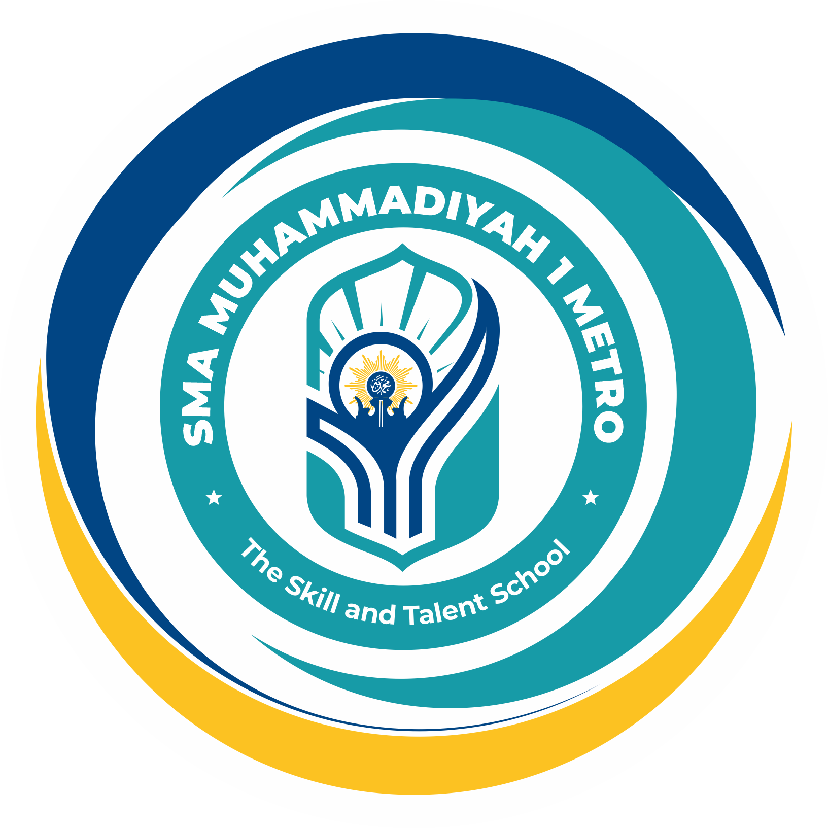 Logo SMA Muhammadiyah 1 Metro